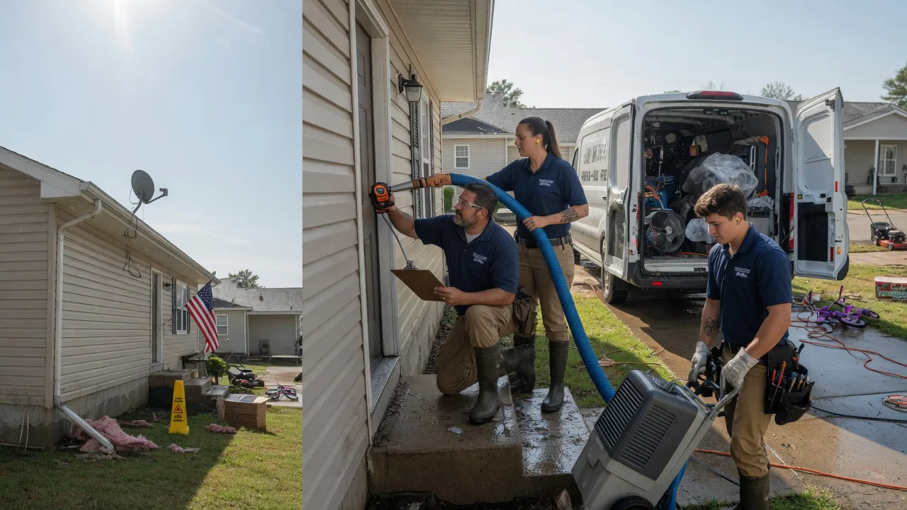 Ceiling Water Damage Restoration in Shelbyville, IL near me